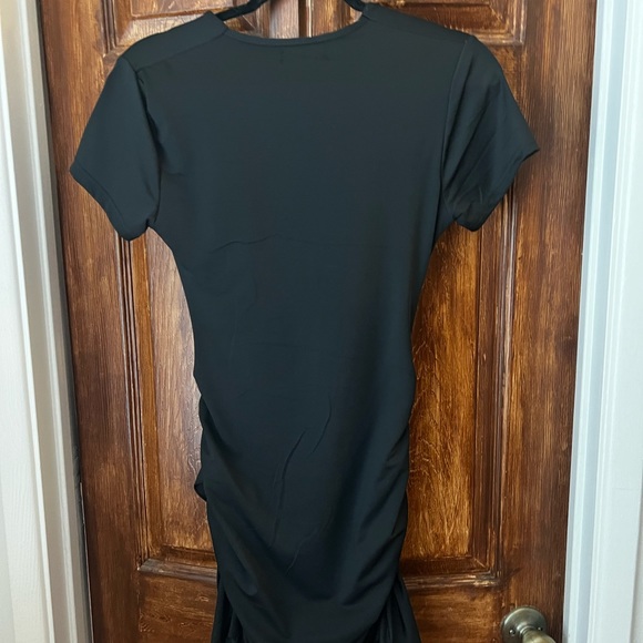 Shein SXY Black Ruffle Cutout Dress - Picture 3 of 4